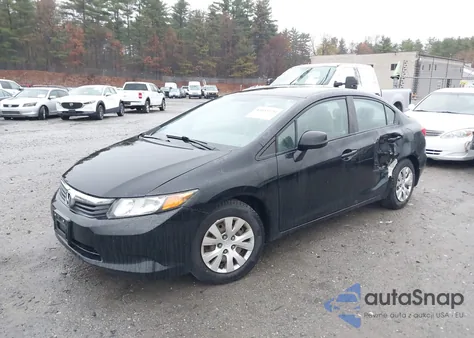 2012 Honda Civic Lx from USA, damaged, VIN 2HGFB2F57CH609946
